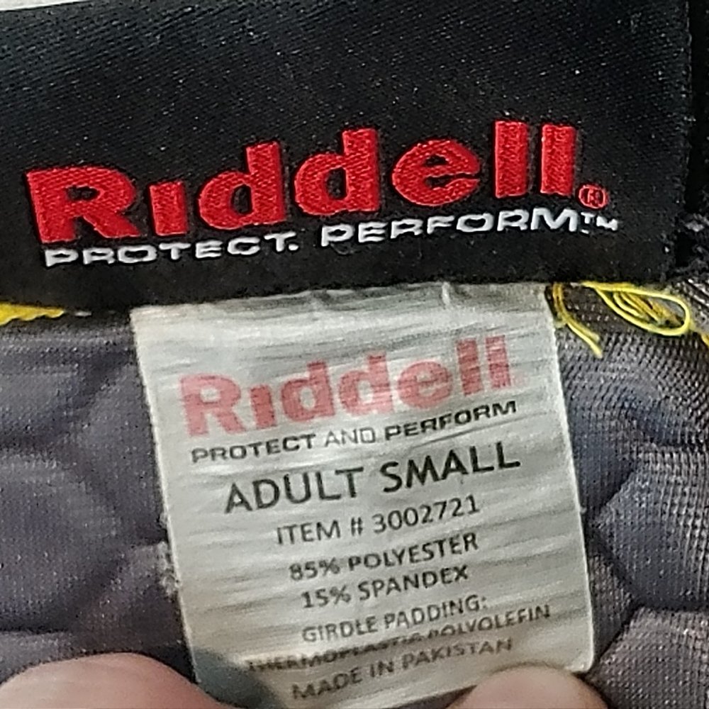 Good Used Condition Men's Riddell Power Padded Girdle Athletic Shorts - Small - Picture 9 of 11